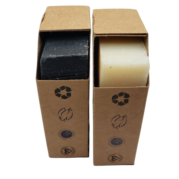 New Crate 61 Patchouli Lime & Activated Charcoal Soap All Natural Set of Two - Picture 4 of 7